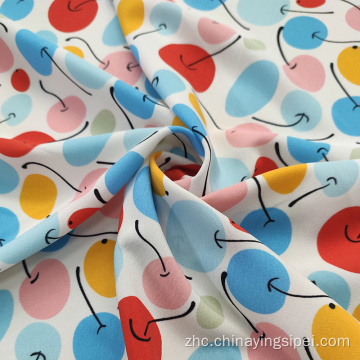 高质量的4路拉伸多打印花卉雪纺面料